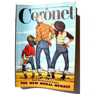 Vintage Sept 1950 Vol. 28 No. 5 Coronet Magazine 167 - The New Moral Menace